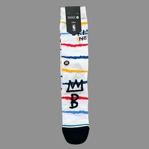Stance Socks NBA 2023 City Edition Crew Socks Brooklyn Nets Size L (9-13) NWT